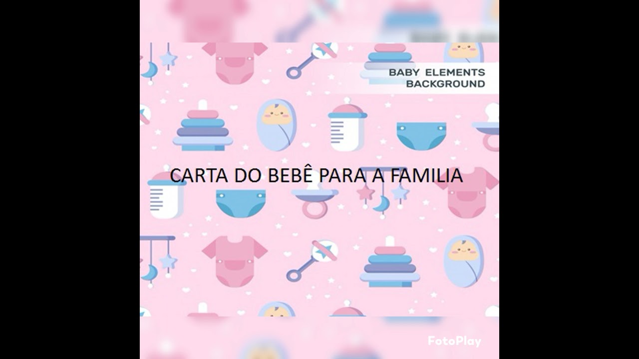 carta do beb&ecirc;