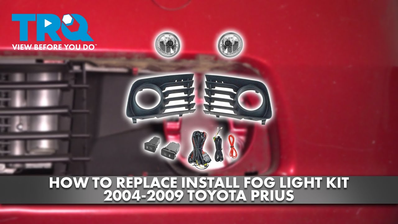 Как установить комплект противотуманных фар на Toyota Prius 2004-2009