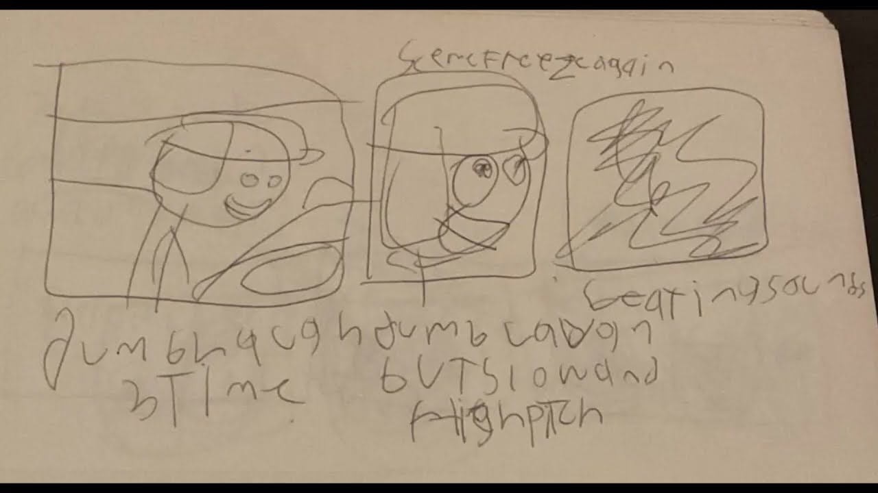 crude storyboard for tanner video 8 (2021)