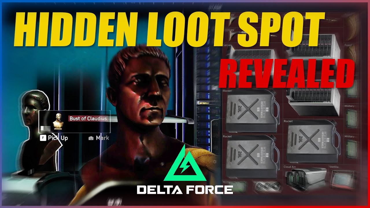 💰Delta Force Game hidden loot spot! High chance for rare gear, grab and go fast! 🚀