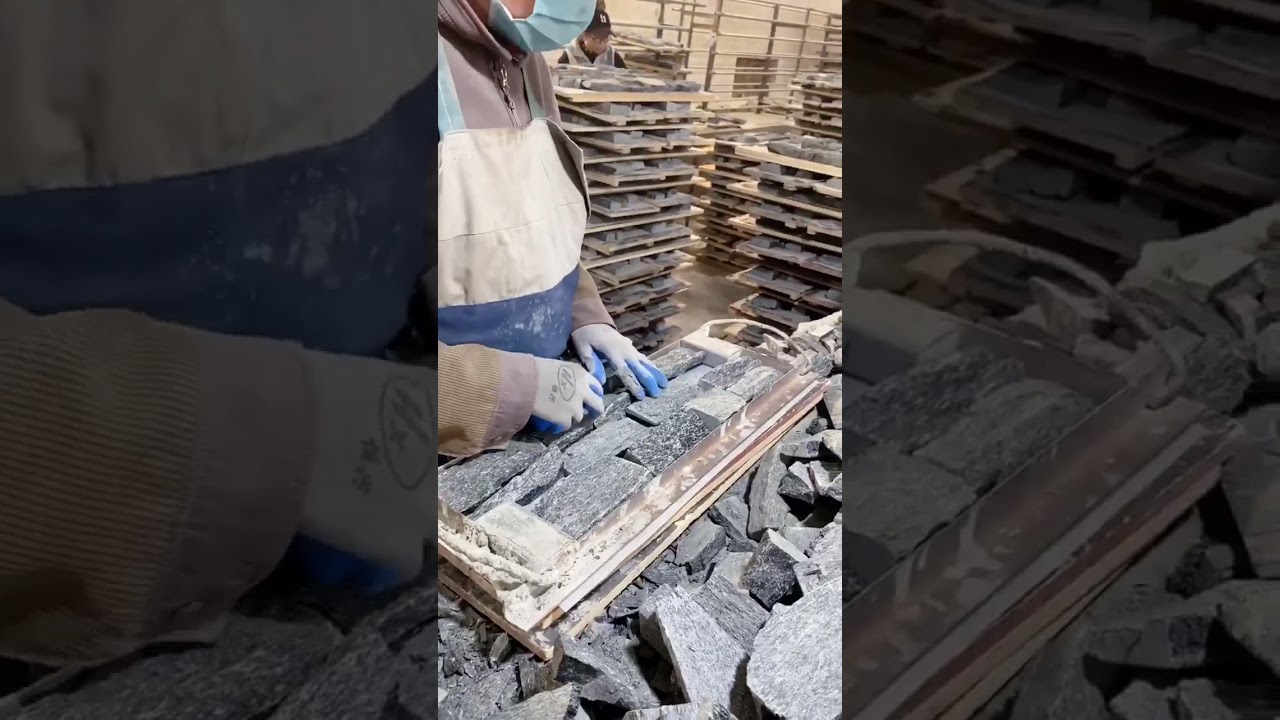 How to produce the wall cladding stone