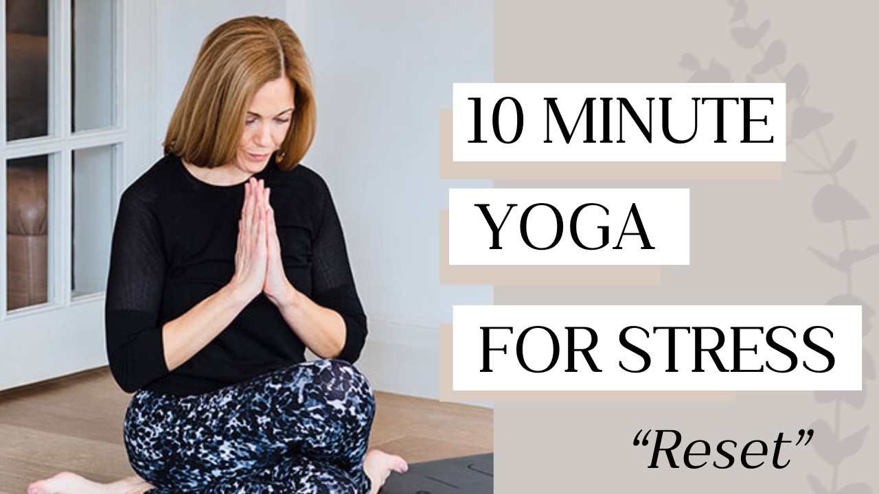 Yoga for Stress Relief | Reset with Calm Movement & Breath (10 Minutes)