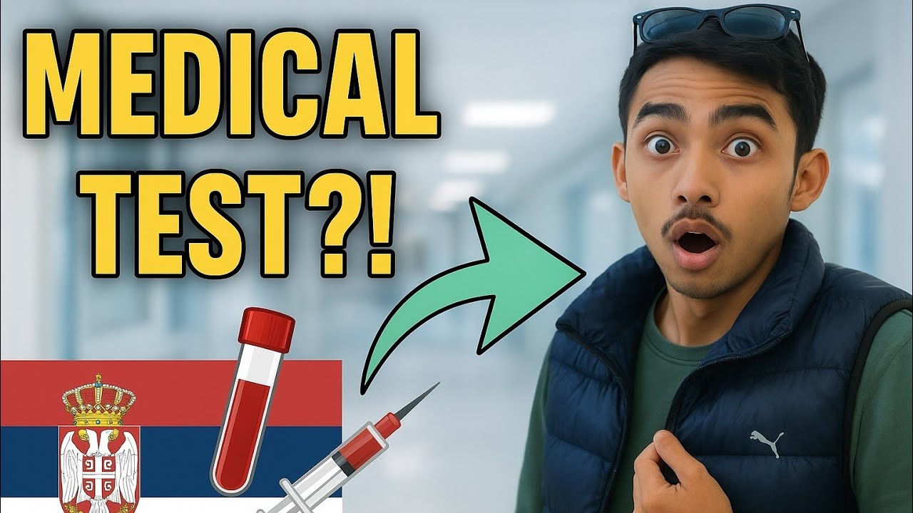 Serbia मा Medical Test 🇷🇸 के–के जाँच हुन्छ?|| First time shock! 😱💉 || #viral #nepal #tranding 