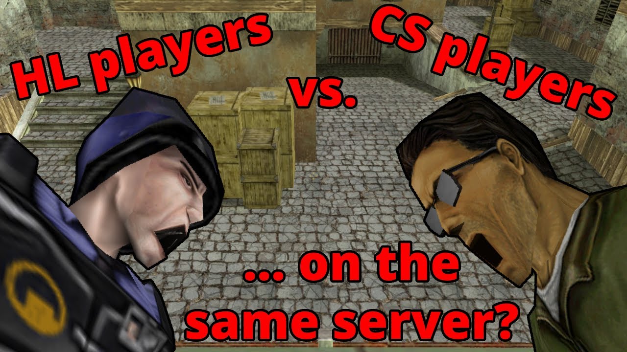 HL1 Barney vs. CS1.6 Elite Crew on a hybrid server