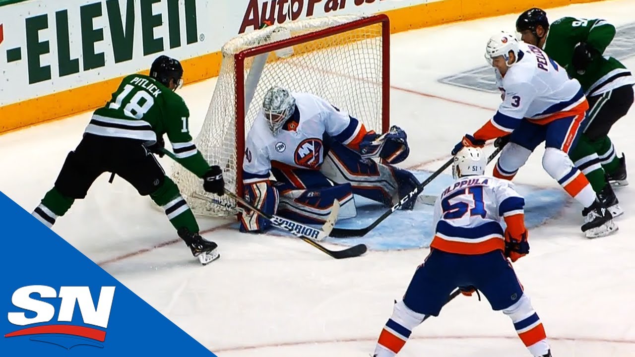 Tyler Pitlick Beats Robin Lehner Five-Hole With Smooth Move In Tight