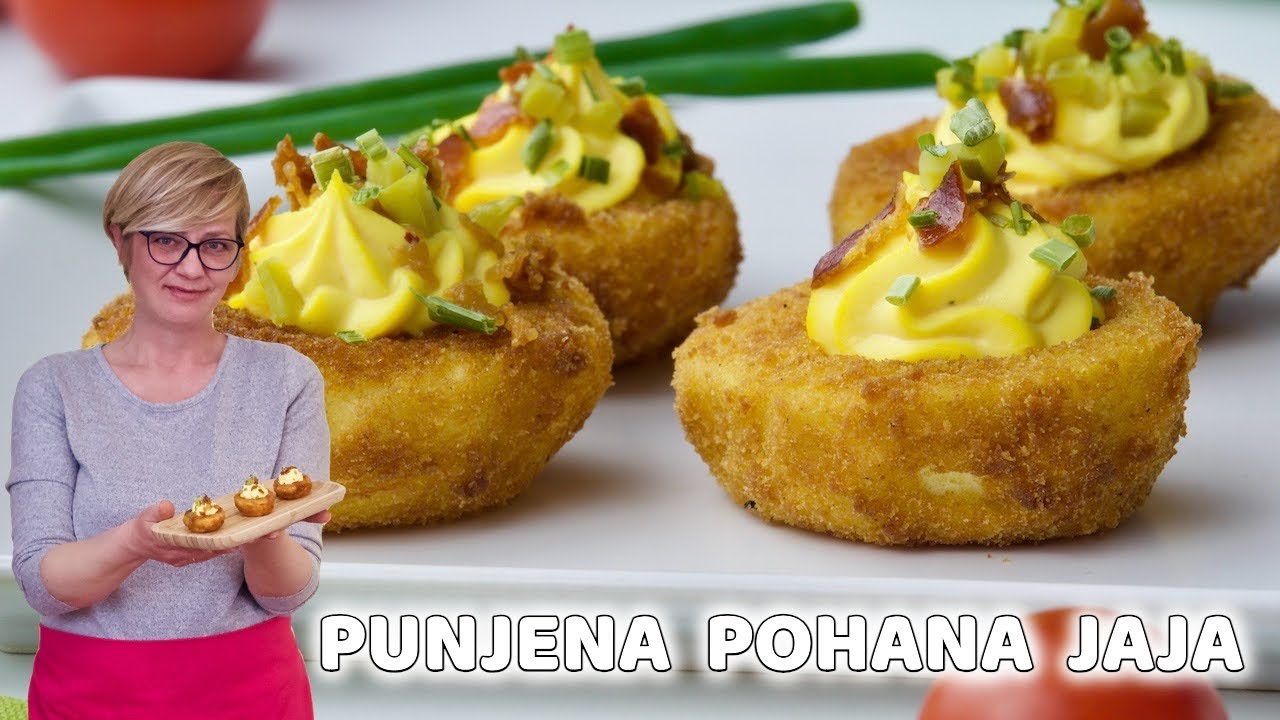 Punjena pohana jaja - DEVILED EGGS na drugačiji način!!!  • ReciPeci Sandre Gašparić