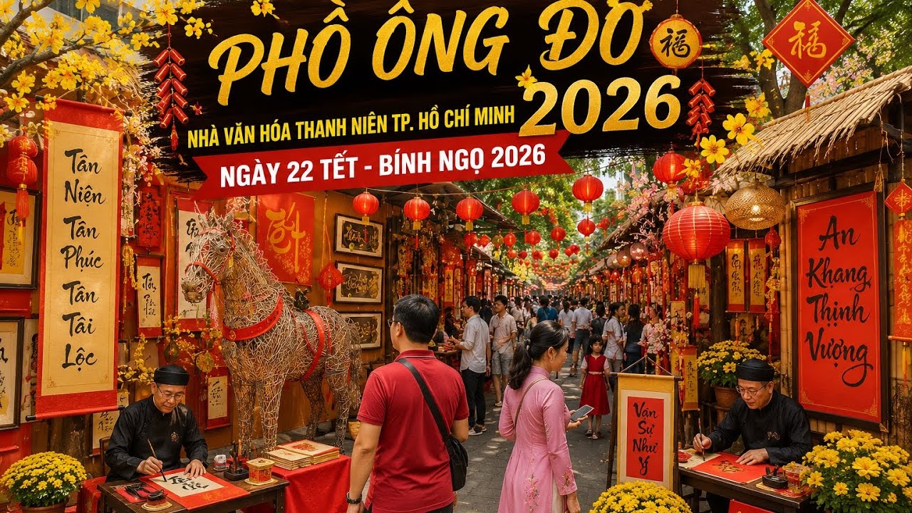 Tết 2026: Vì sao Nhà Văn Hóa Thanh Niên TP.HCM vẫn là điểm hẹn quen mà không cũ.