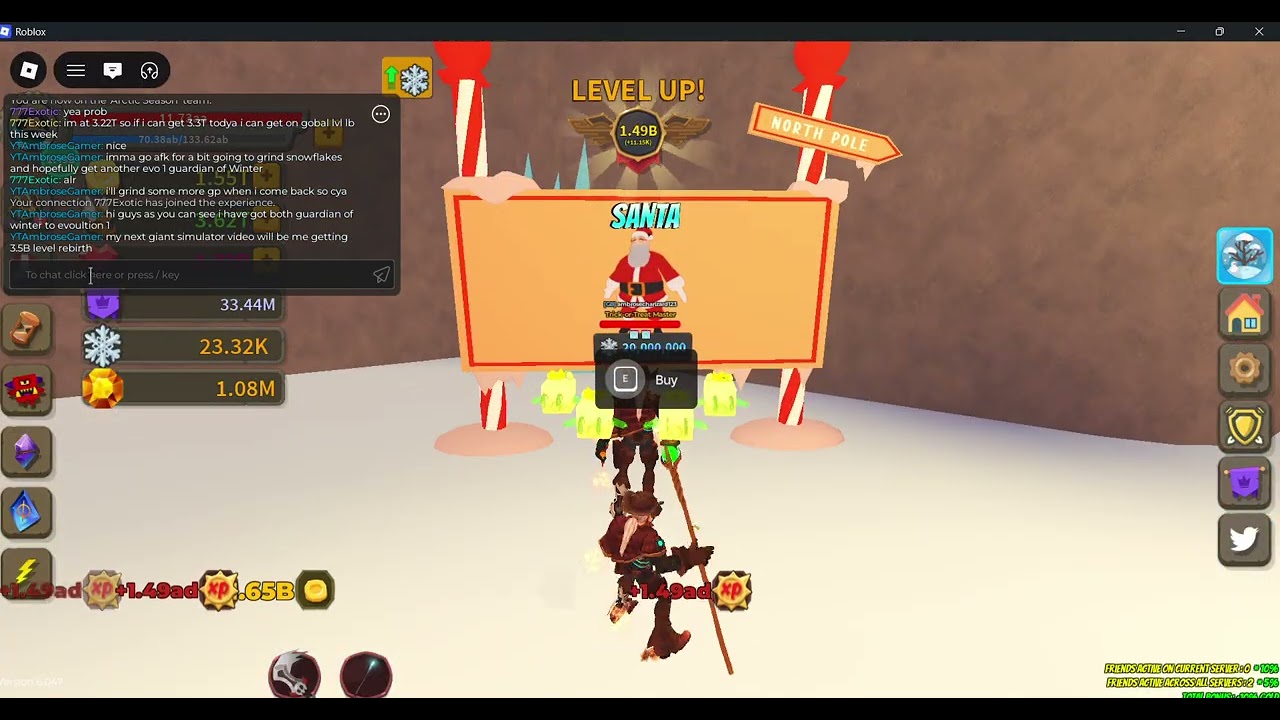 Just Got Maxed Guardian of Winter Evolution 1 In Giant Simulator