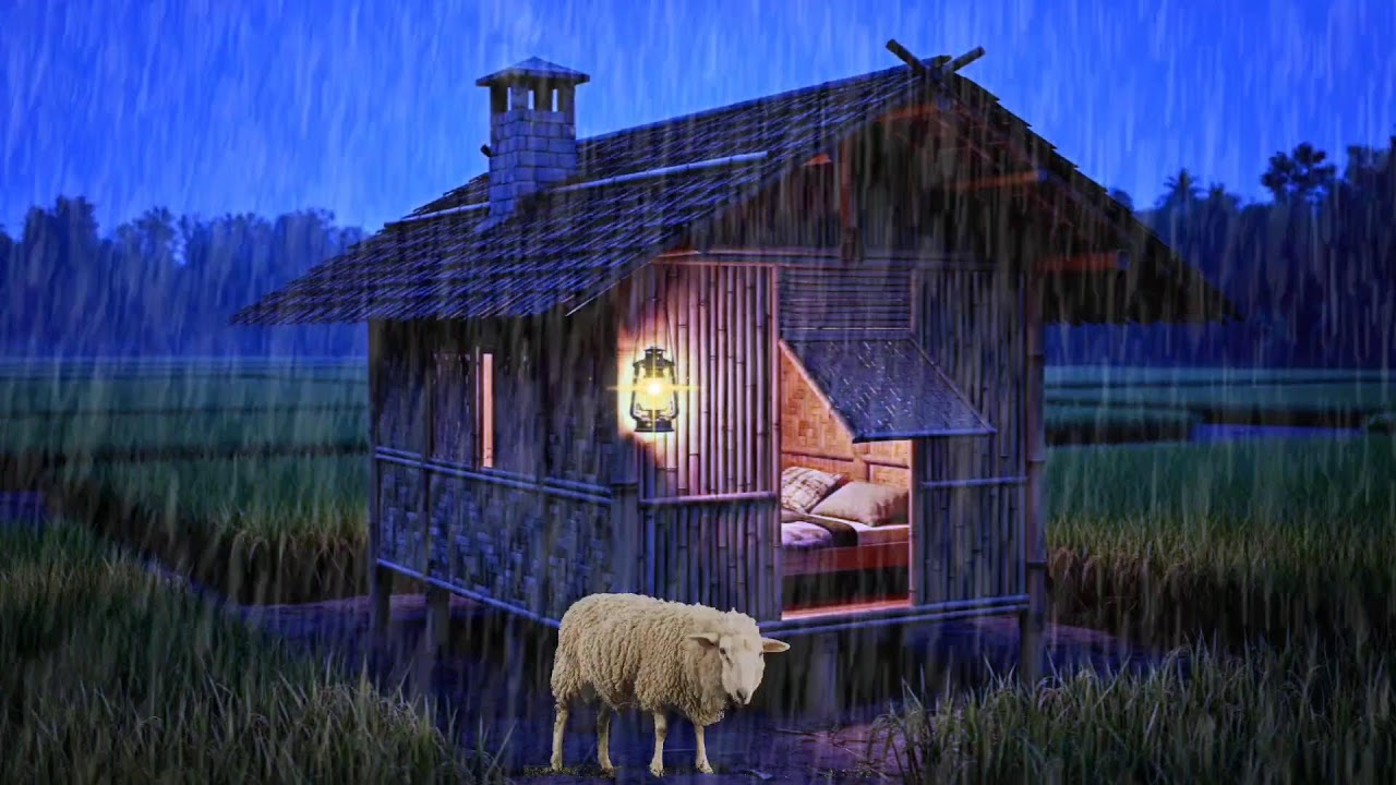 🏡 Soft Rain on Roof Cabin | Sleep Aid Sounds for Insomnia