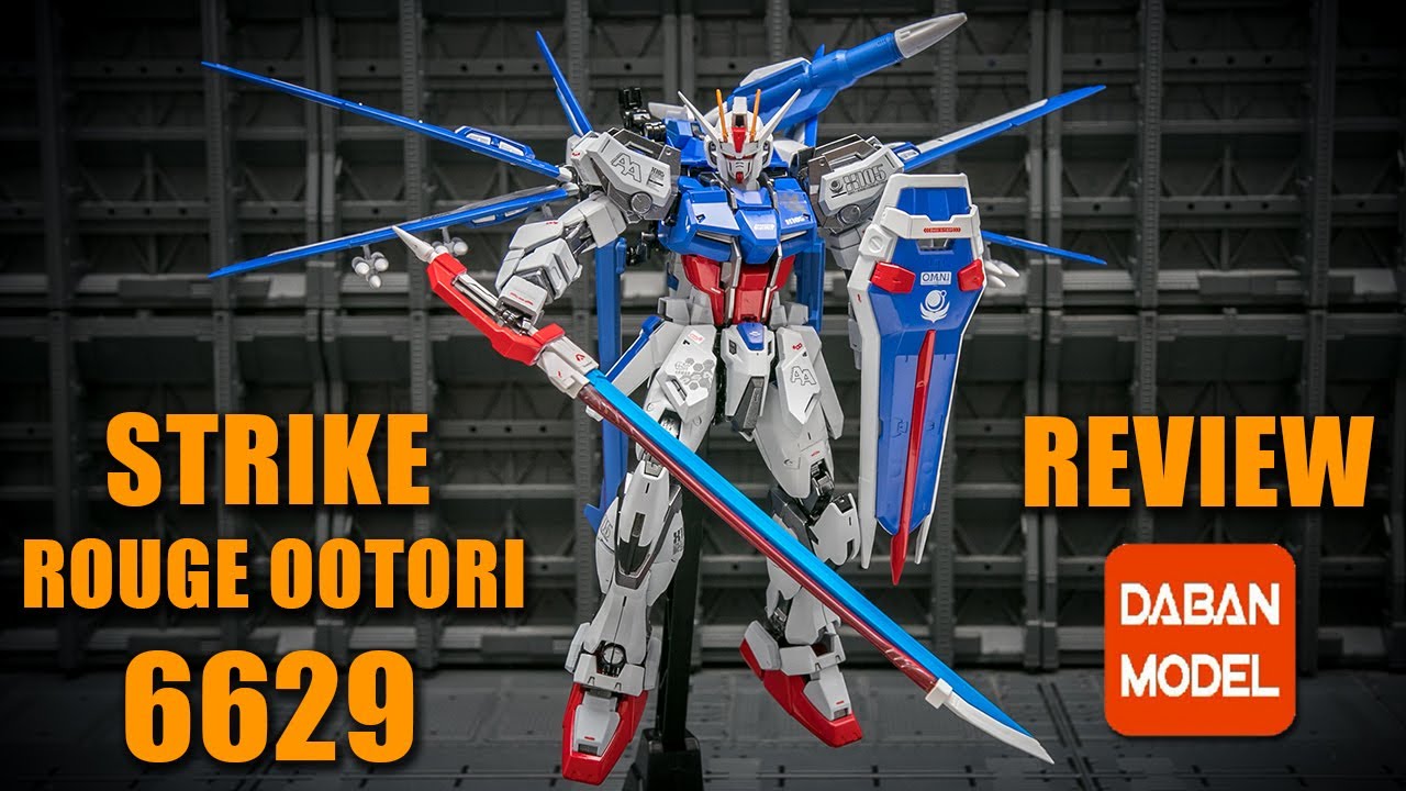 รีวิวประกอบทำสี Gundam Strike Rouge Ootori Daban 6629 งานจีนราคา 650 บาท Paint Custom By Toytrick