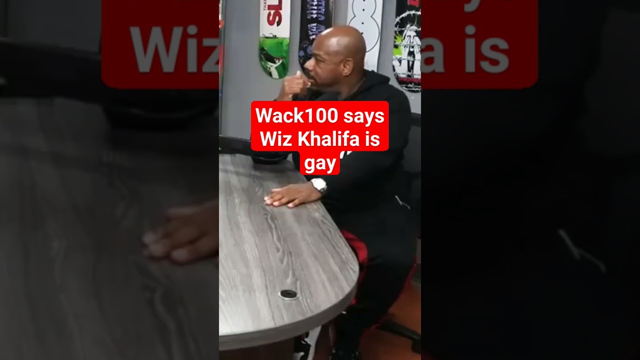 Wack100 says Wiz Khalifa is gay #nojumper #vladtv #wack100 #wiz #ad