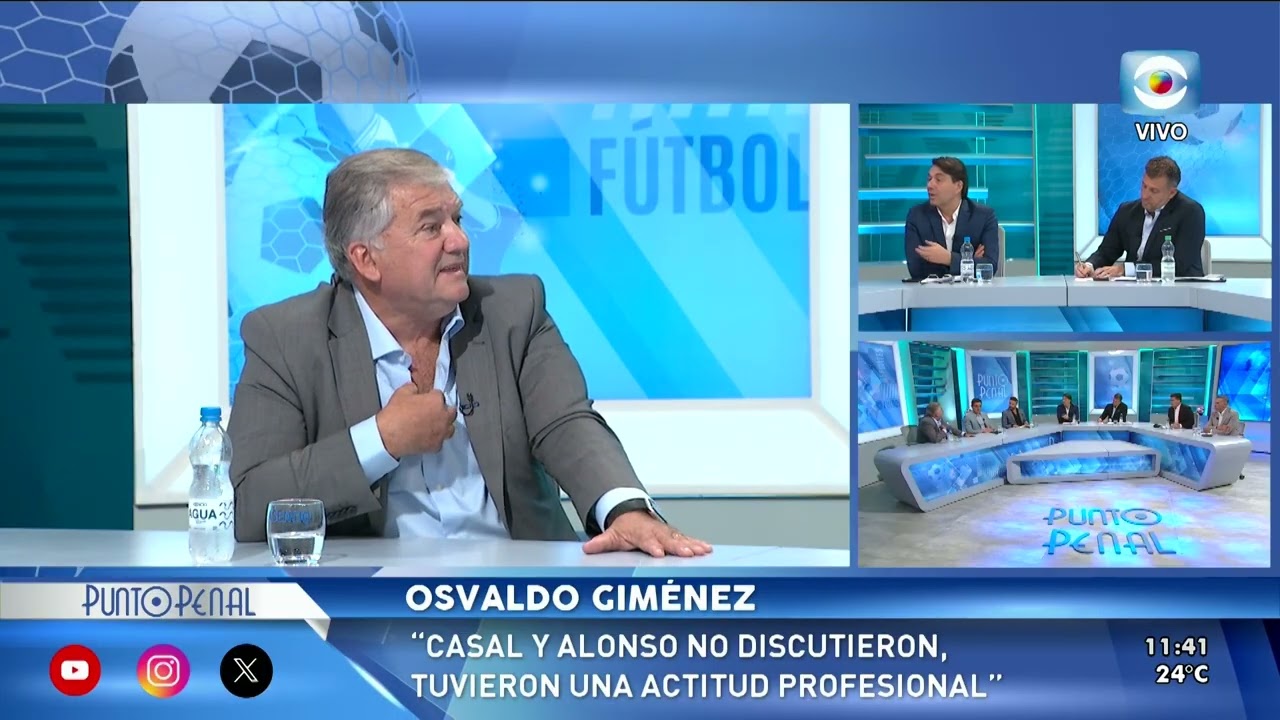 OSVALDO GIMÉNEZ. ESTA MAÑANA RECIBIMOS AL GERENTE DE TENFIELD.