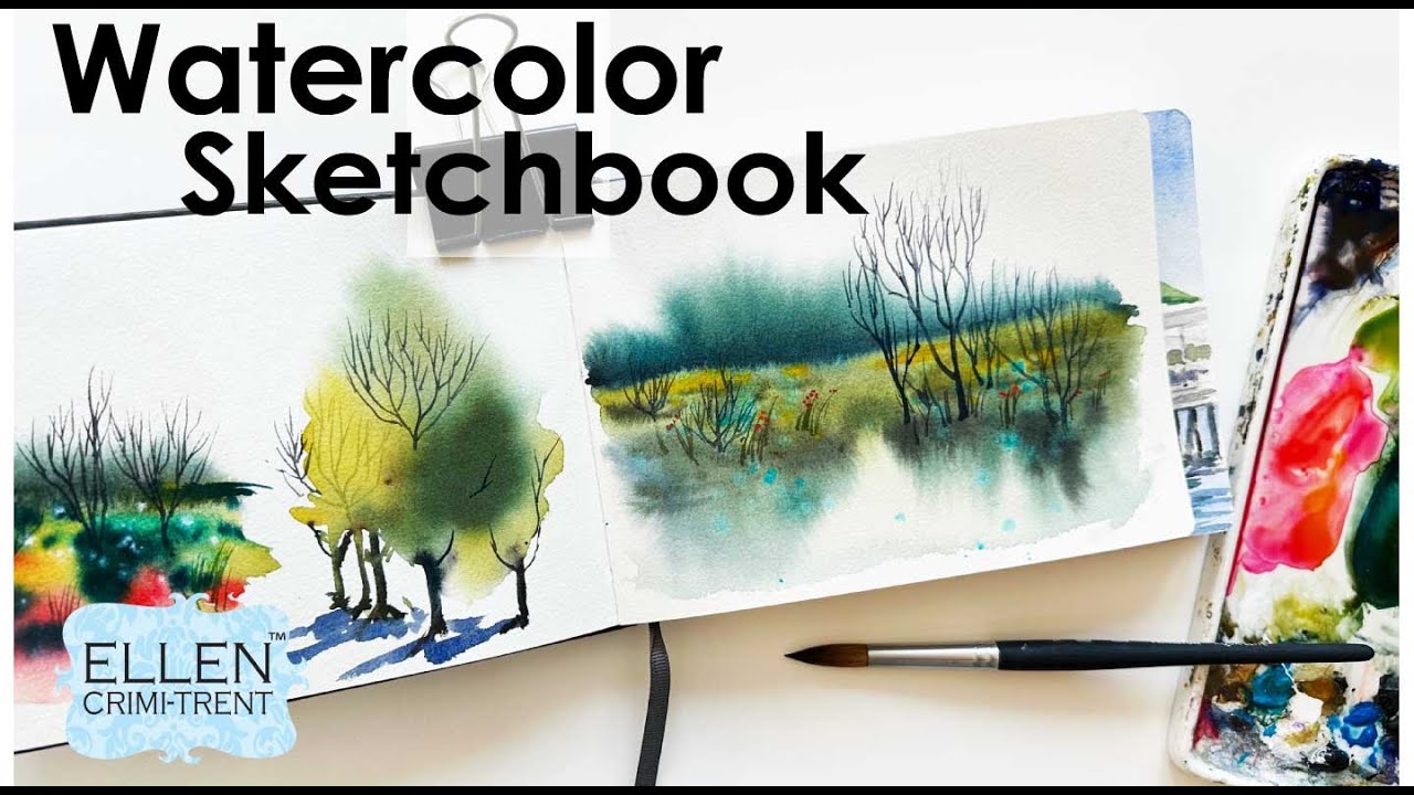 Watercolor sketchbook tutorial