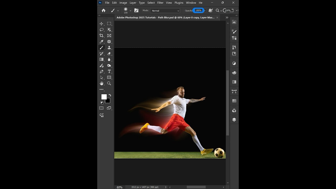 Adobe Photoshop 2025 Tricks - How to Create a Motion Blur Effect #ducthangds