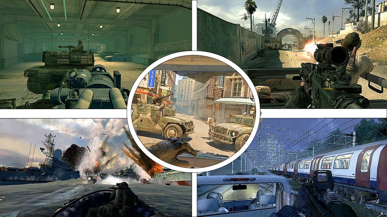 Call of Duty MW3 - All Car Chases And Car Combats PC Gameplay 1080P 60FPS