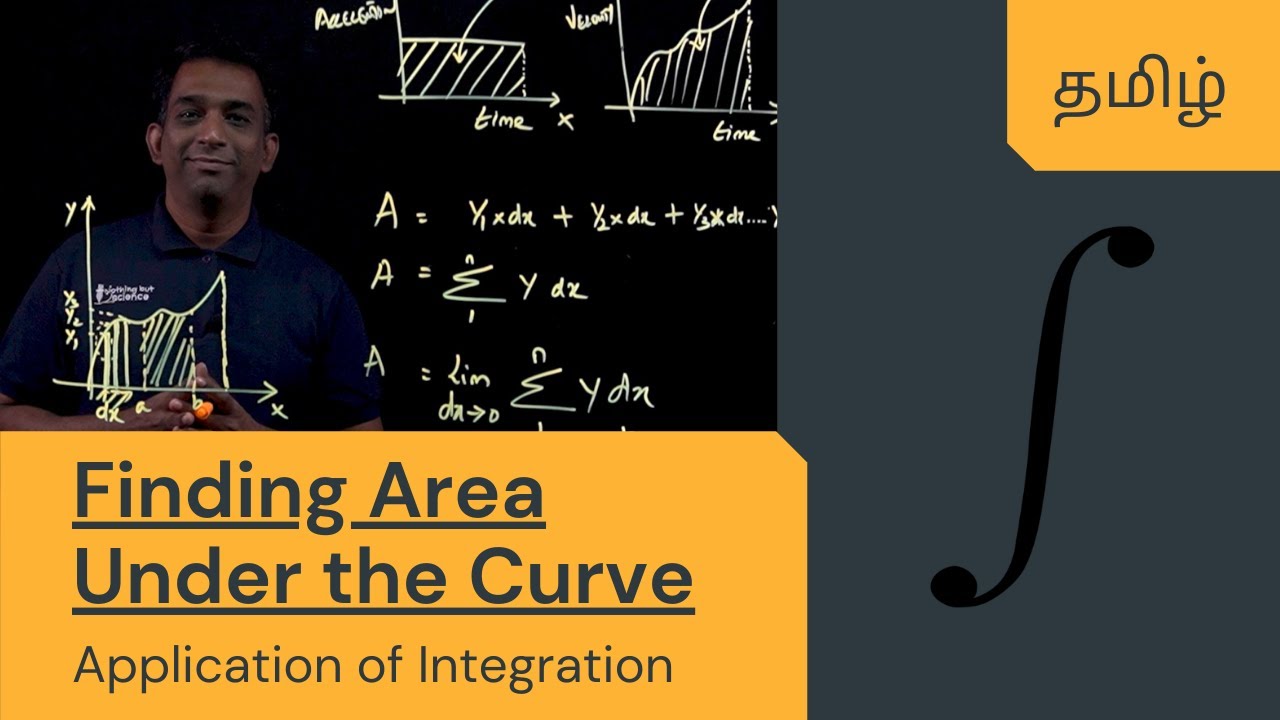 Application of Integration - Finding Area Under the Curve (Tamil)
