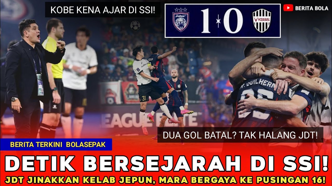🔴SSI Bergegar! JDT Benam Wakil Jepun 1-0, Layak Tanpa Tunggu Pasukan Lain!