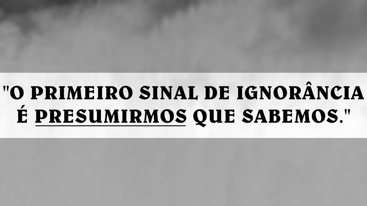 O ARGUMENTO da IGNORÂNCIA: Conclusões a Partir do Nada