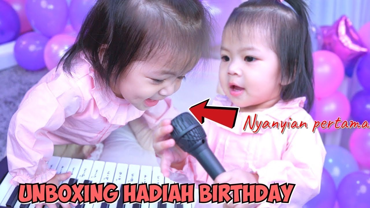 Unboxing Hadiah Birthday ! My First Birthday