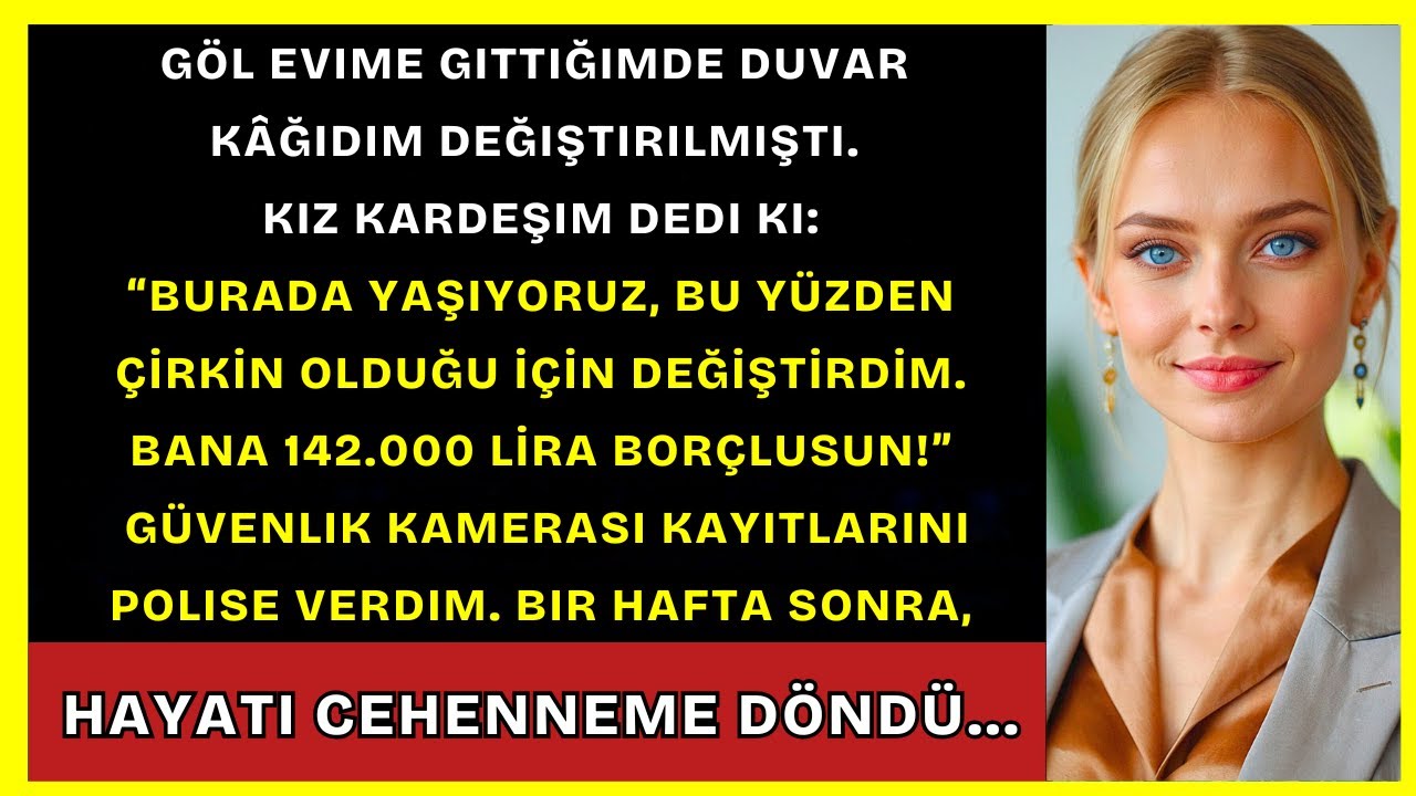 Kardeşim İzinsiz Evime Taşındı, Duvar Kağıdını Değiştirdi Ve 135 Bin TL Fatura Verdi...