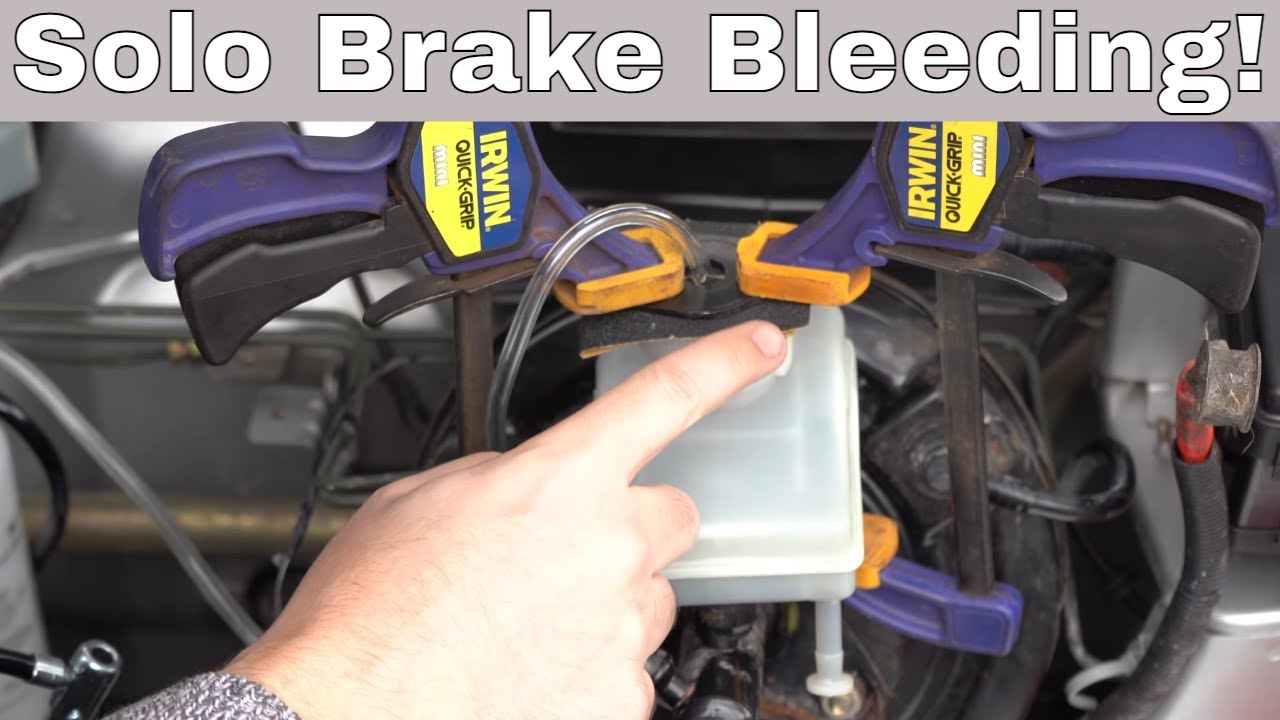 Bleeding brakes by yourself! : MG TF Restoration