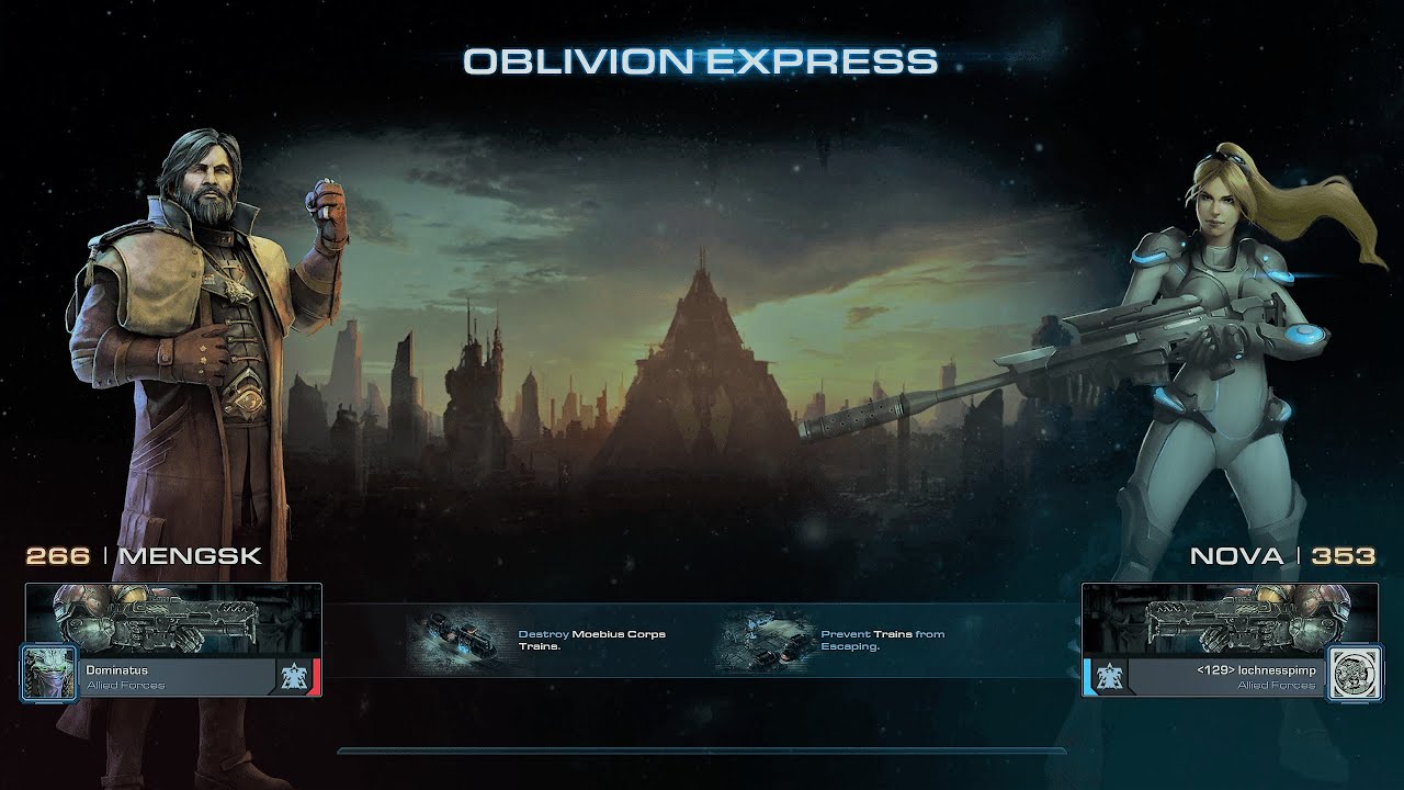 StarCraft II Brutal MENGSK COOP NOVA Oblivion Express
