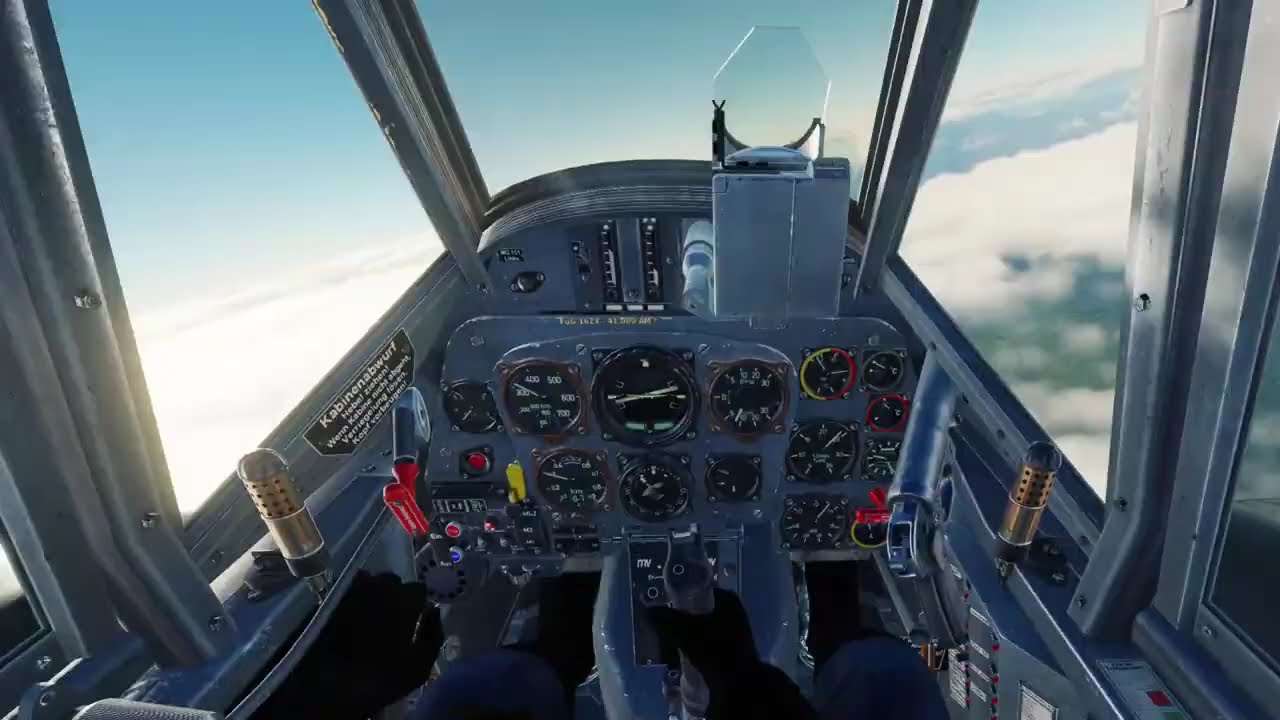 DCS -War Birds- VR Play   BF109 K4 vs P-51D