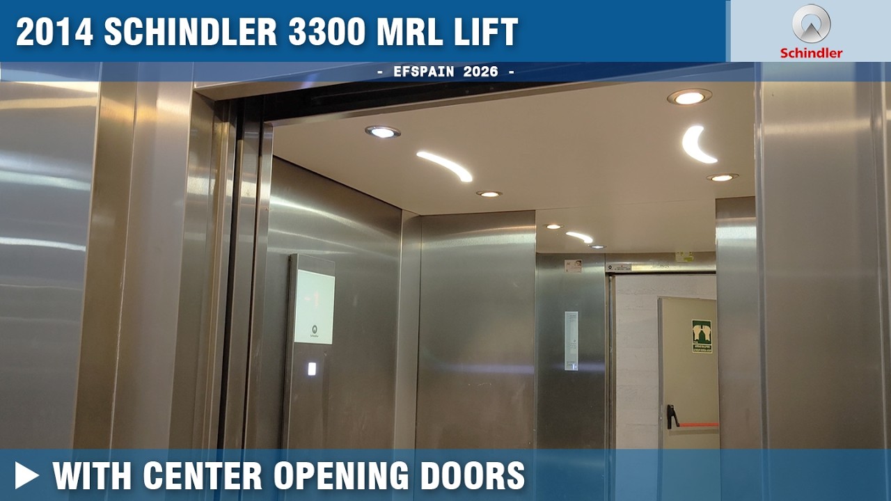 2014 Schindler 3300 MRL lift @ Gran Plaza 2, Madrid