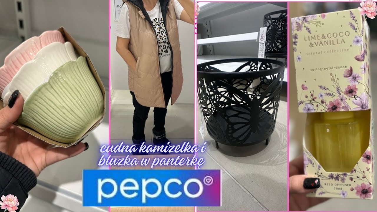 PEPCO🌸 PIĘKNE NOWOŚCI DO DOMU 🌸 DYFUZOR i MISECZKA KWIATEK HIT 🌸 WIOSENNE ZASŁONY, STOJAK W MOTYLE 🌸