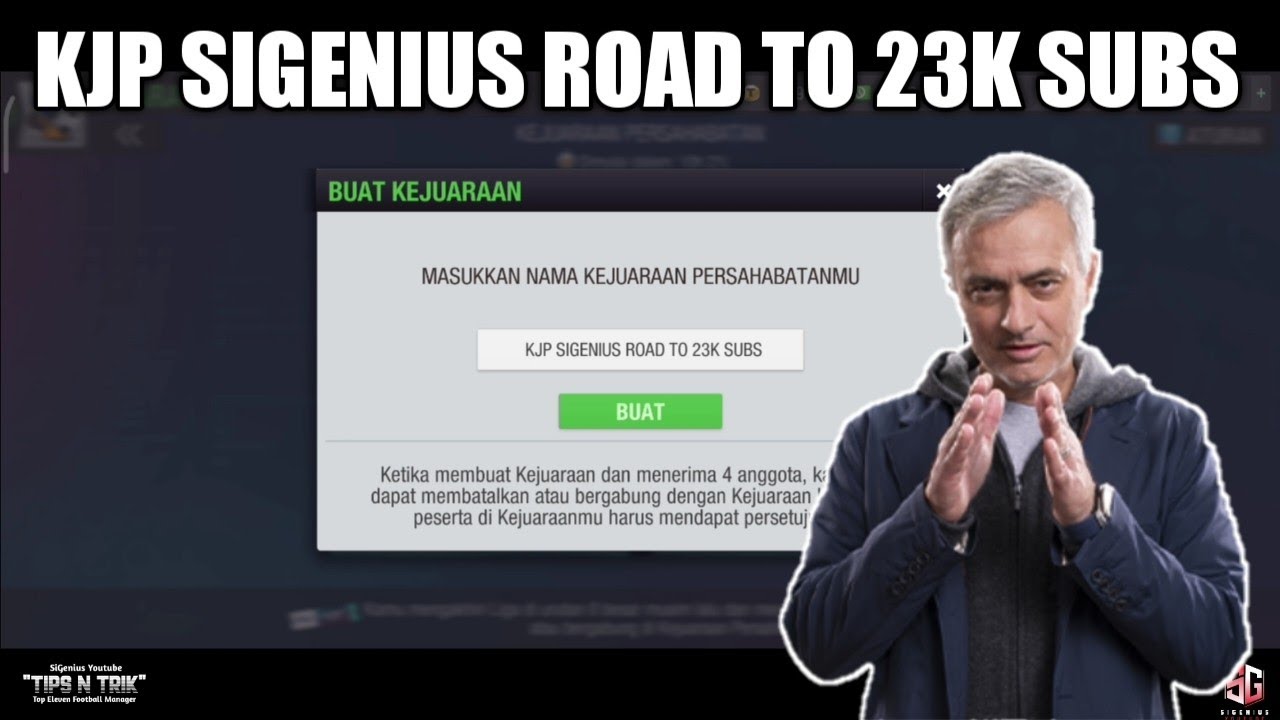 GASKEUN JOIN KJP SIGENIUS ROAD TO 23K SUBSCRIBERS | TOP ELEVEN 2023