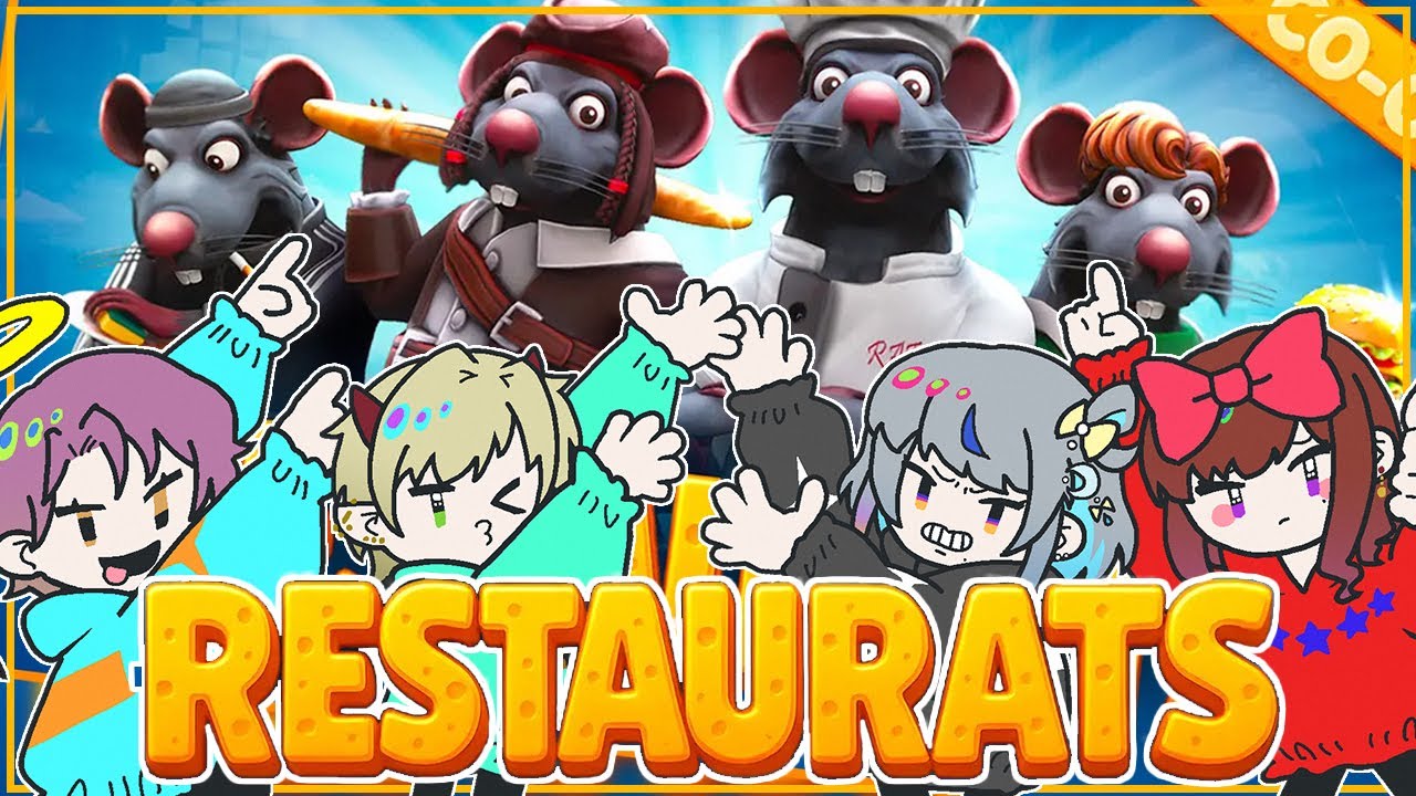 【RESTAURATS】おしゃれなねずみがレストラン経営！その2  ｗ/竿。、惺月うみる、もちづき 【砂星はや/Vtuber】