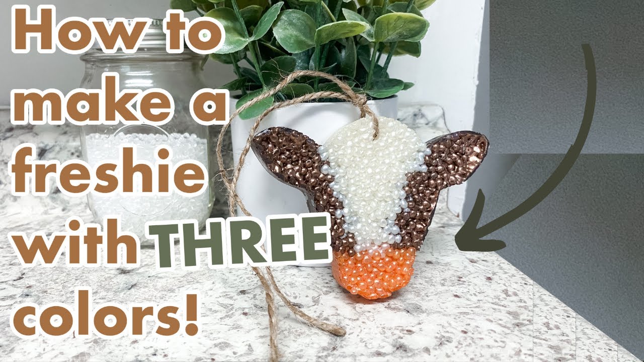 How To Make Car Freshies With THREE Colors!