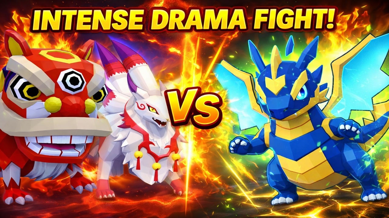 RIFT PETS Liodan & Kitsunine VS RARE SPAWN Cobalt Wing😱 Creative Story Mode | Roblox Catch a Monster