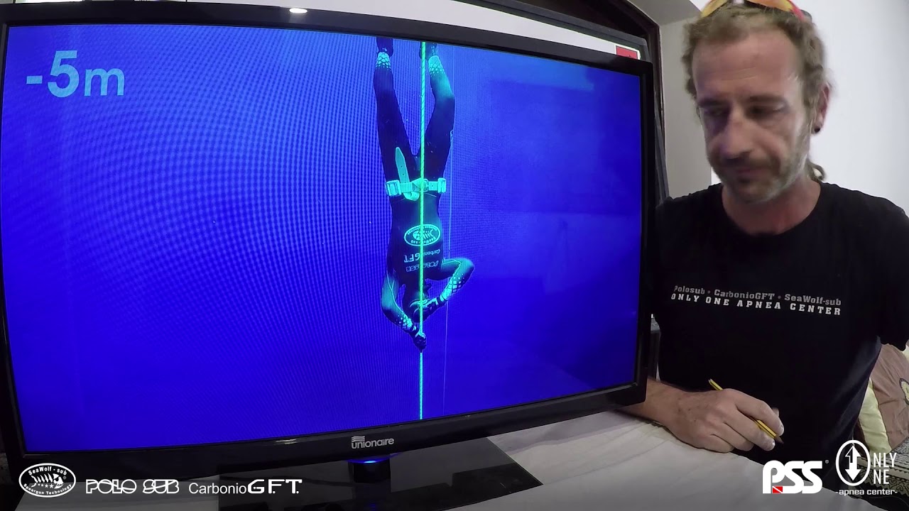 Freediving techniques: Free Immersion discipline (FIM)