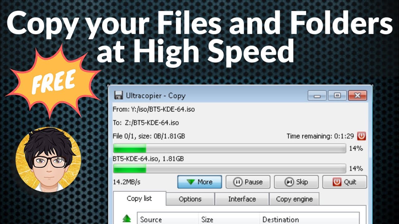 Copy your Files and Folders at High Speed  💻⚙️🐞