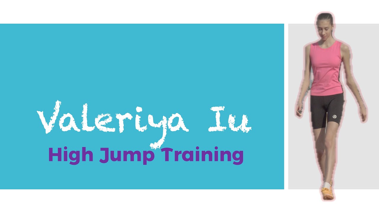 Valeria 13 years old. High Jump training.