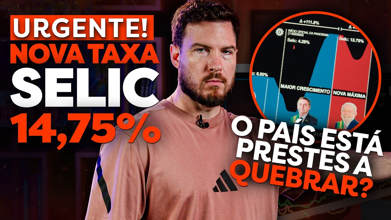 CRISE! ESTAMOS PIORES QUE A ERA DILMA? | TAXA SELIC EM 14.75%