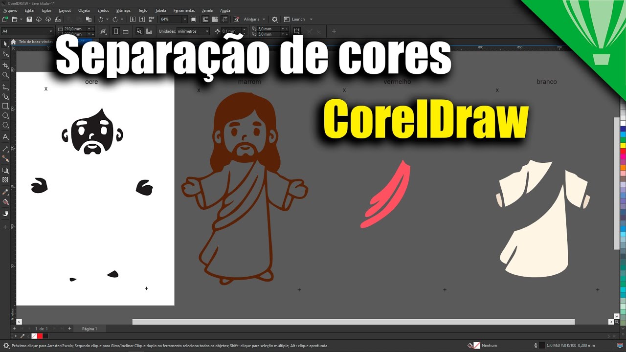 Separação de Cores Para Serigrafia no Coreldraw