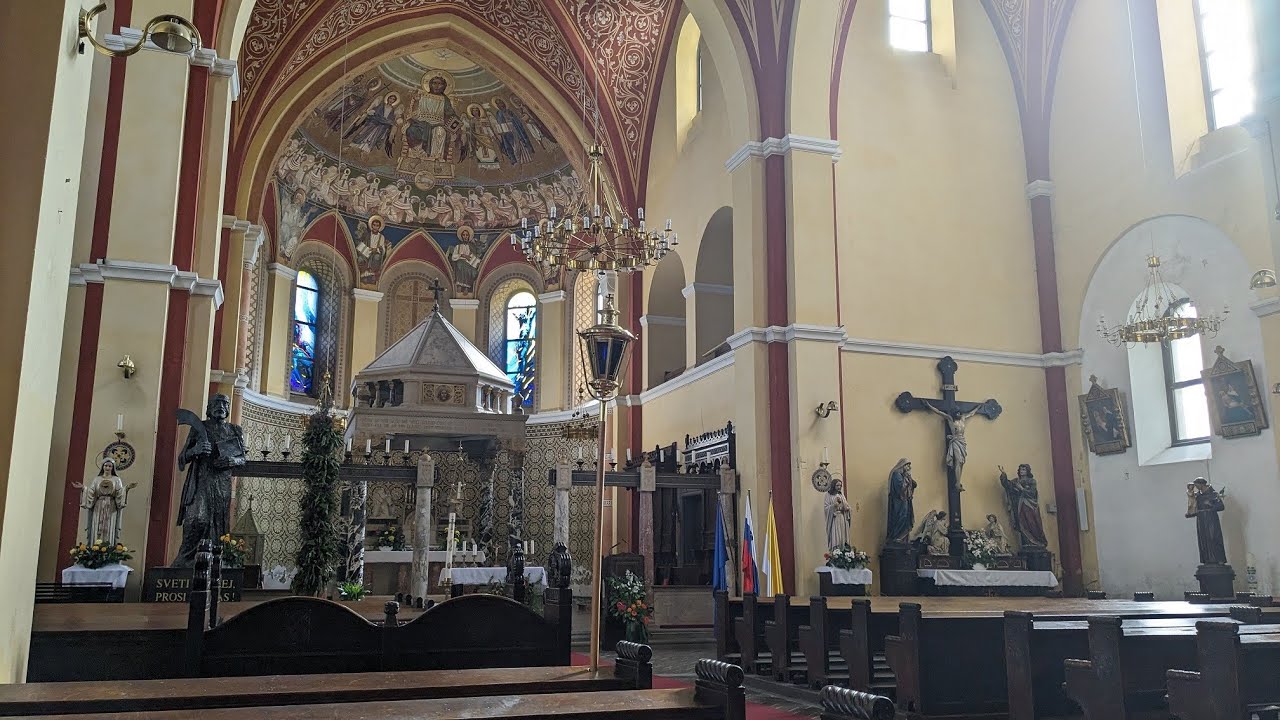 Visiting the Parish Church of Kočevje/Gottschee, Slovenia