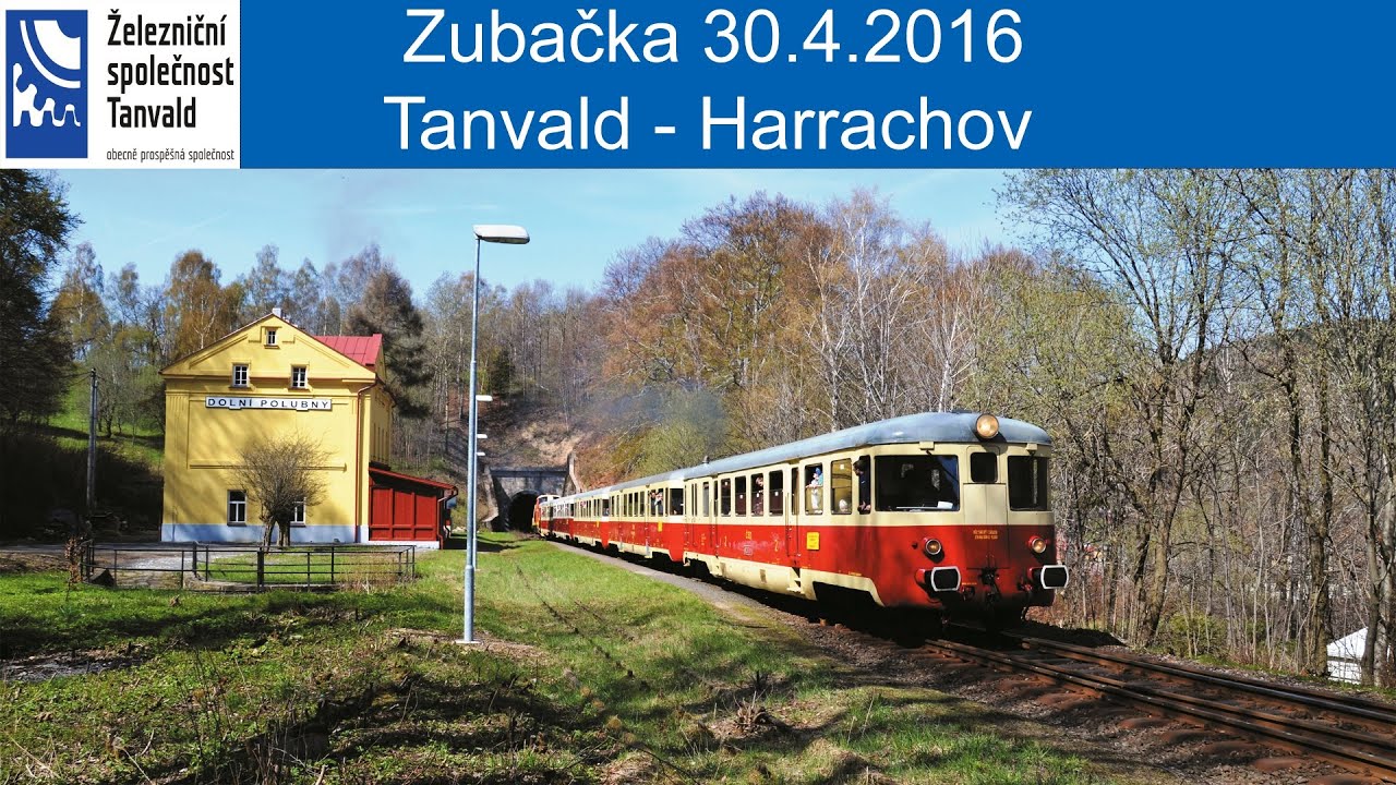 Vlaky Zubačka Tanvald - Harrachov 30.4.2016