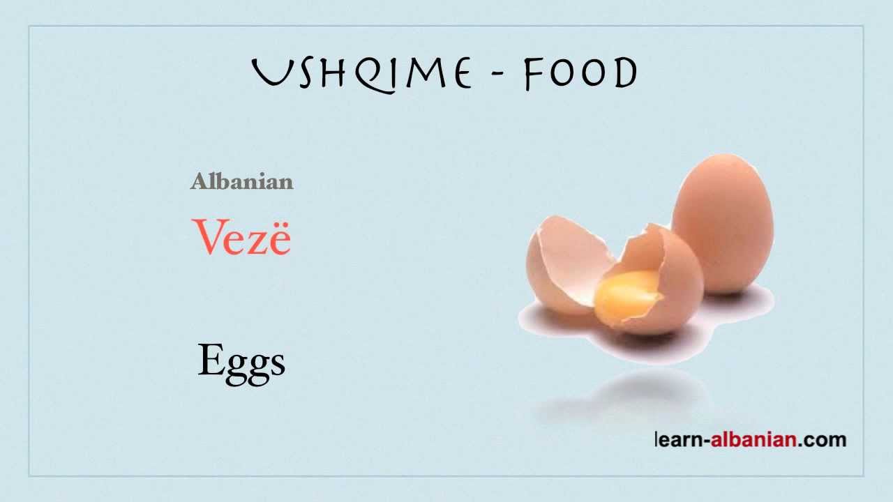 Albanian food vocabulary / Learn Albanian