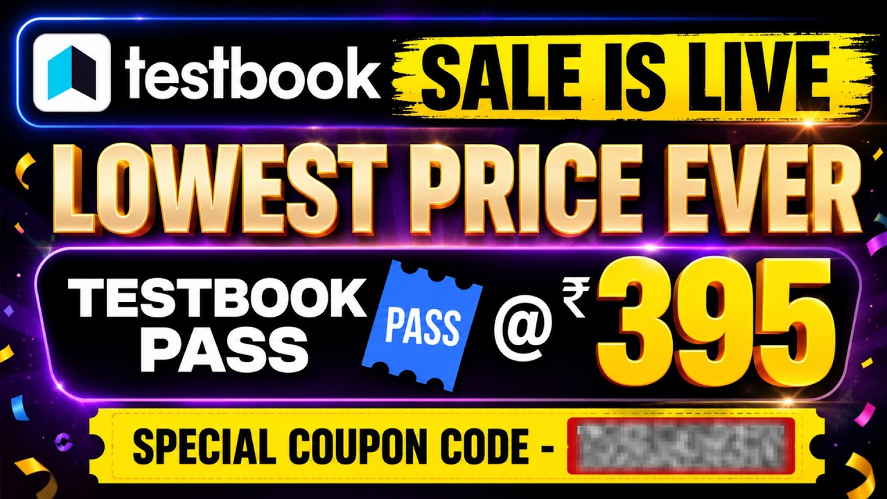 🚨 Sale is Live on Testbook Pass with EXCLUSIVE Coupon Code | Testbook Pass Coupon Code Today