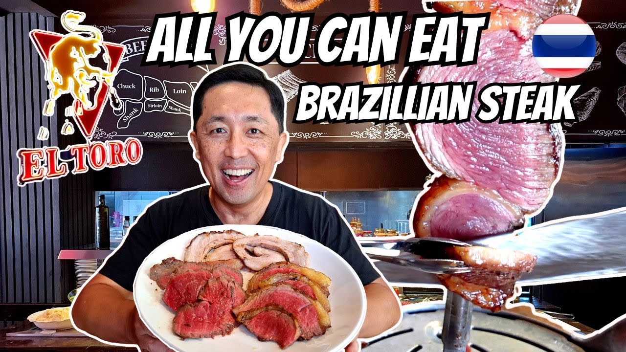Brazilian BBQ Buffet! Endless Picanha, Lamb & Bacon-Wrapped Chicken! 🇹🇭 Best Churrasco Bangkok!