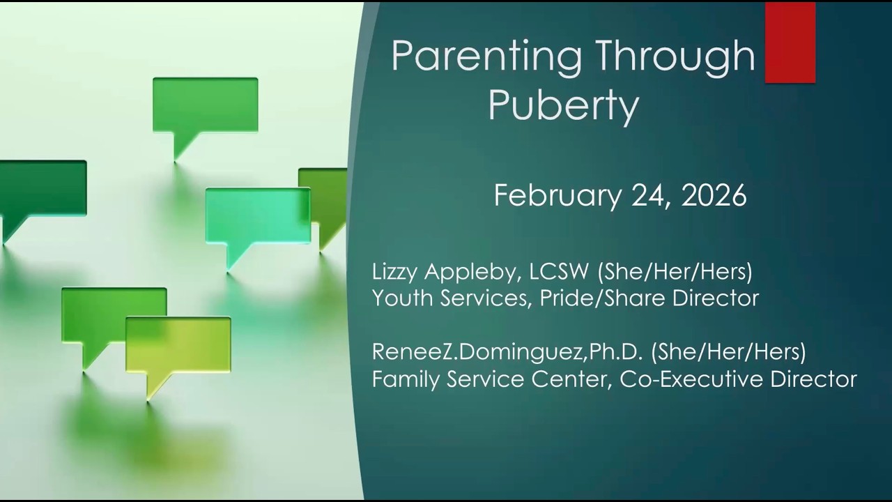 Partners in Learning: Parenting Through Puberty | February 24, 2026