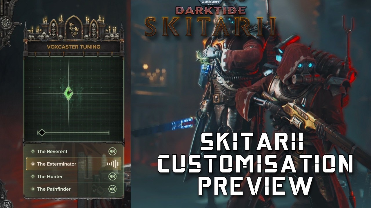 SKITARII: Полный обзор настройки персонажа [Личности, Внешность, Косметика] &mdash; Darktide