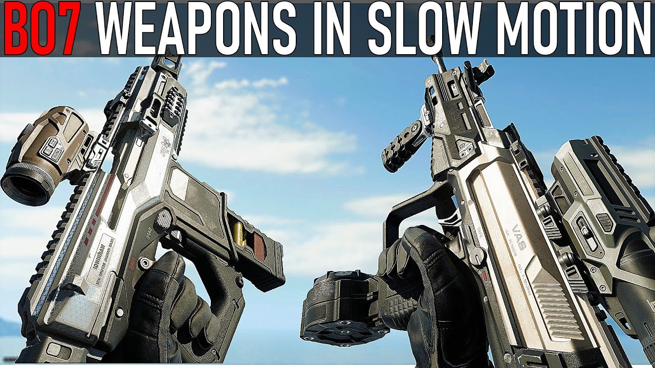Black Ops 7 - All Weapons In Slow Motion