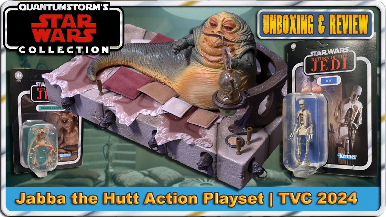Jabba the Hutt Action Playset - Unboxing & Review | Hasbro Star Wars | TVC, 2024