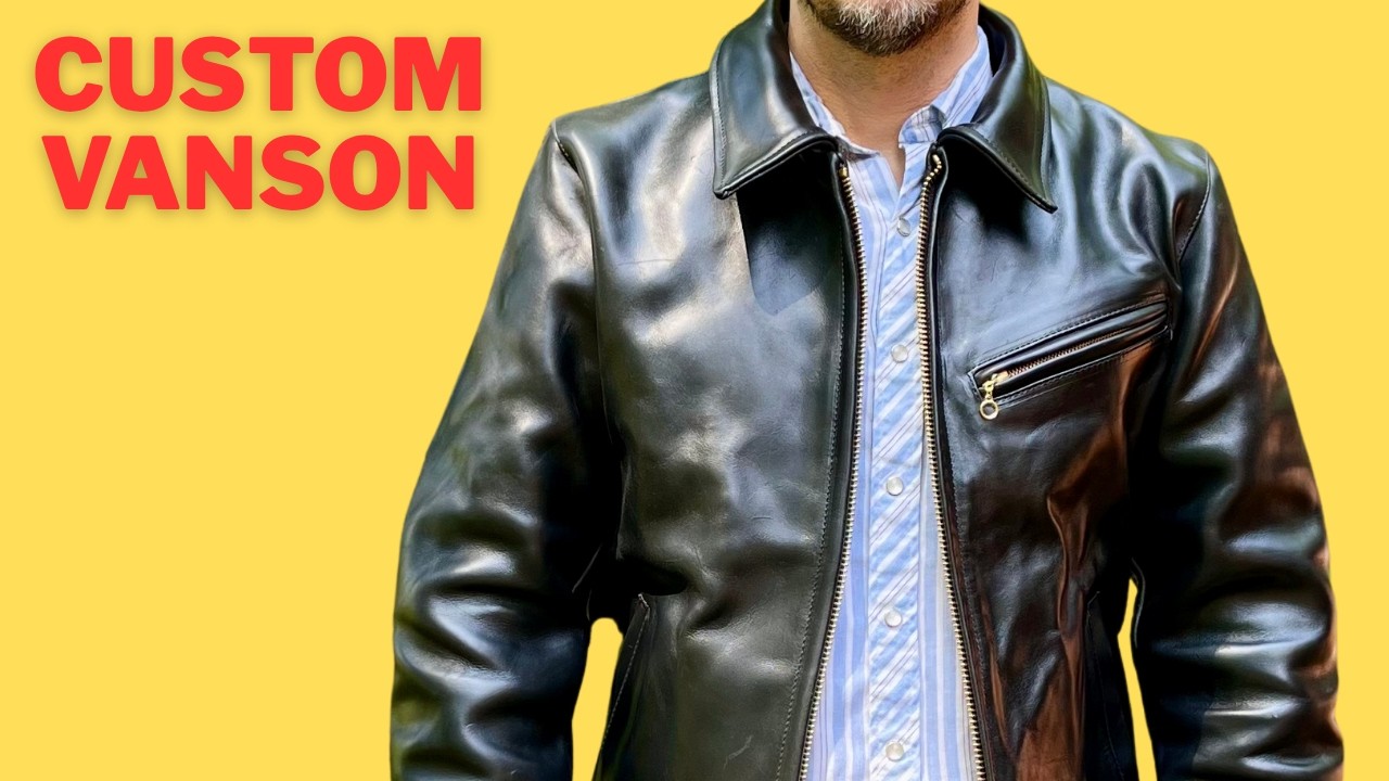 Unboxing CUSTOM Horsehide Leather Jacket from Vanson Leathers