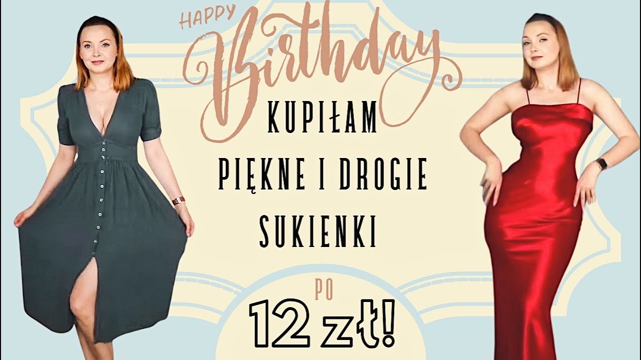 URODZINOWY HAUL LUMPEKSOWY🥳  LETNIE SUKIENKI WARTE TYSIĄCE !