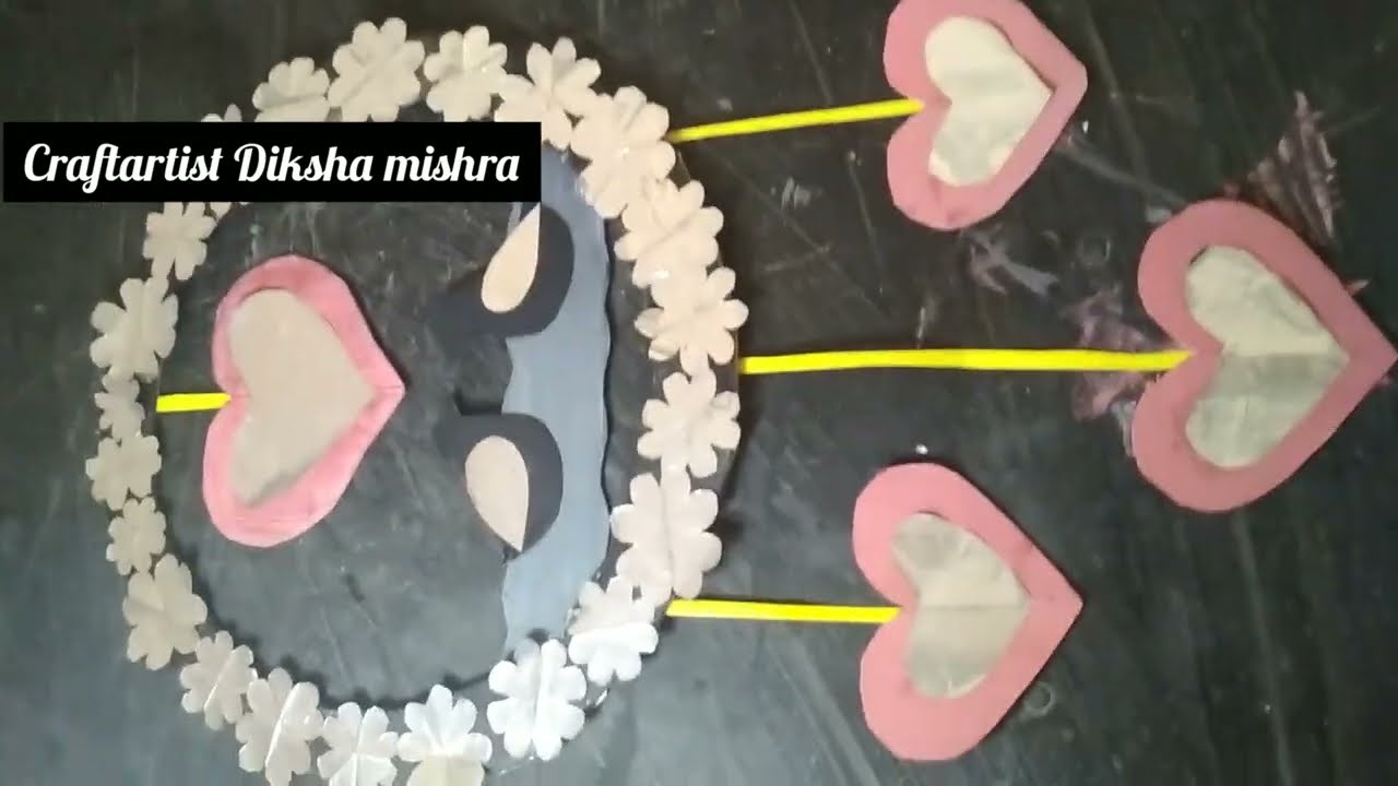 diy bird wallhanging/ cardboard wallhanging craft ideas/ wallhang/ (craftartist Diksha mishra)